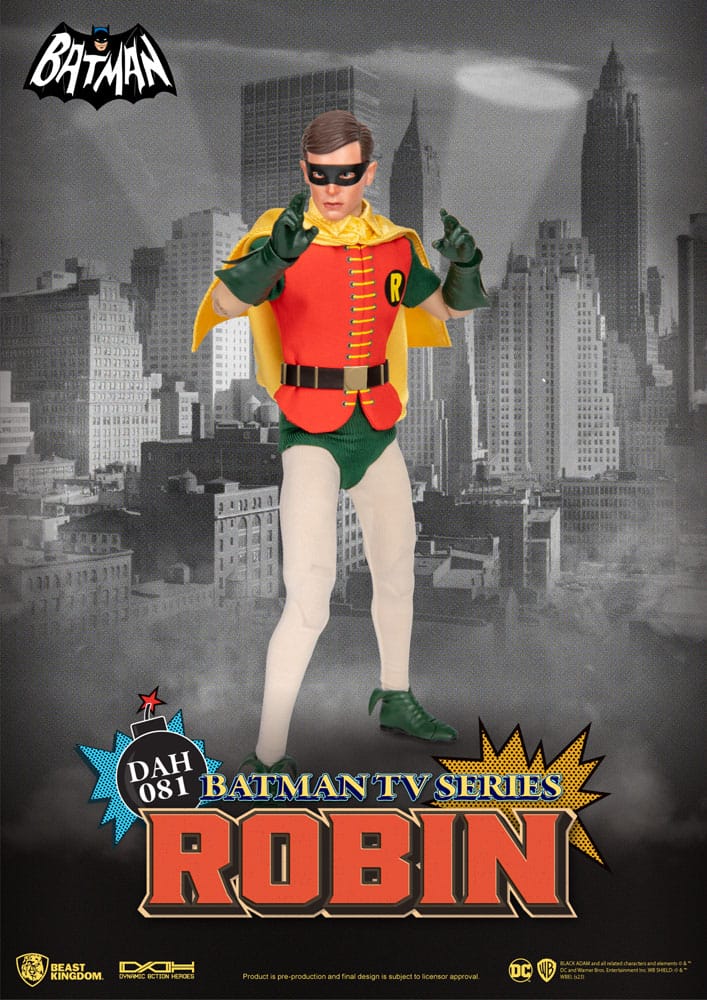 DC Comics Dynamic 8ction Heroes Action Figure 1/9 Batman TV Series Robin