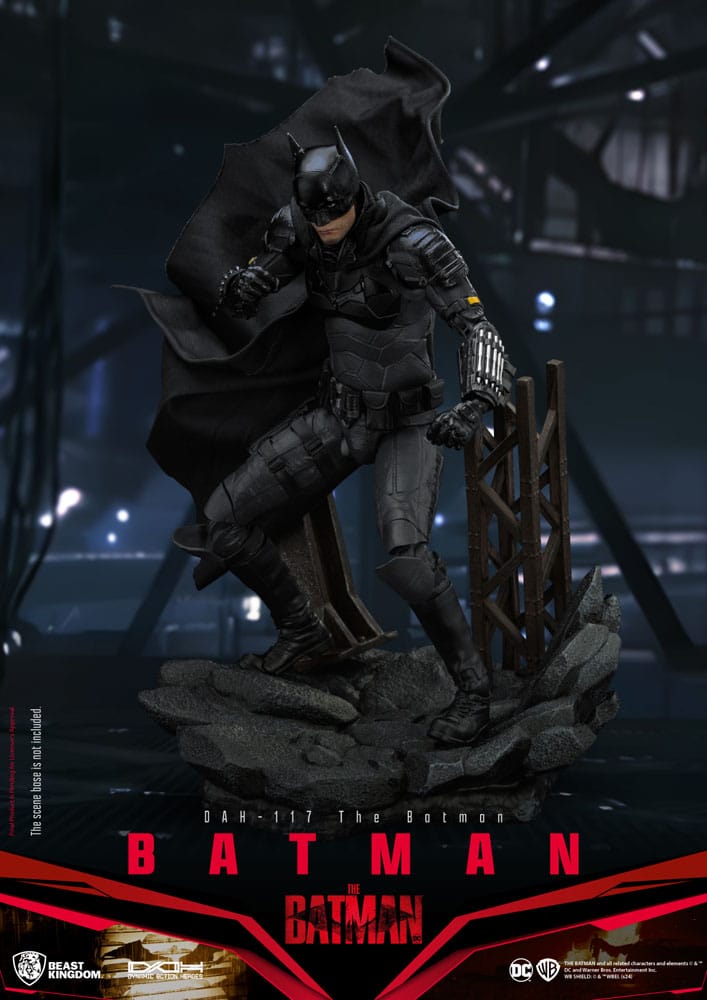 DC Comics Dynamic 8ction Heroes Action Figure 1/9 Batman (The Batman) 21 cm - Beast Kingdom Toys Action Figures