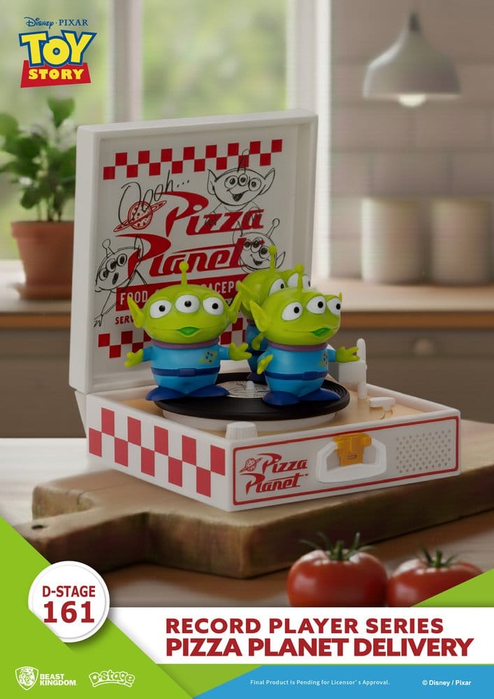 Toy Story Record Player Series PVC figure Pizza Planet Delivery