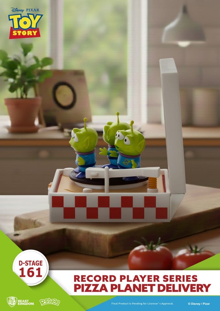 Toy Story Record Player Series PVC figure Pizza Planet Delivery