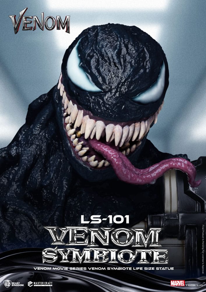 Venom Movie Series Life-Size Statue Venom Symbiote 24 cm - Beast Kingdom Toys Lifesize Statues