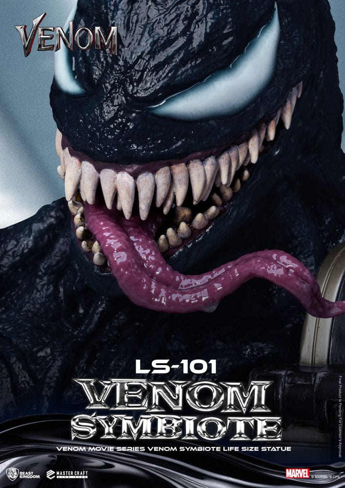 Venom Movie Series Life-Size Statue Venom Symbiote 24 cm - Beast Kingdom Toys Lifesize Statues