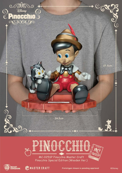 Disney Master Craft Statue Pinocchio Wooden Ver. Special Edition