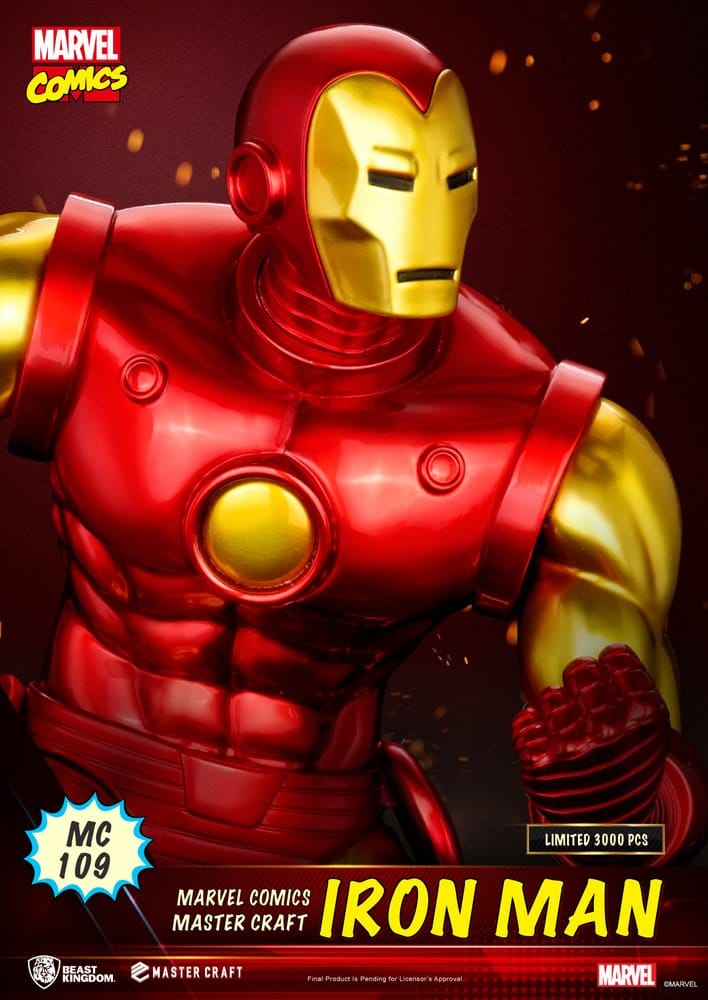 Marvel Comics Master Craft Statue Iron Man 29 cm - Beast Kingdom Toys Statues