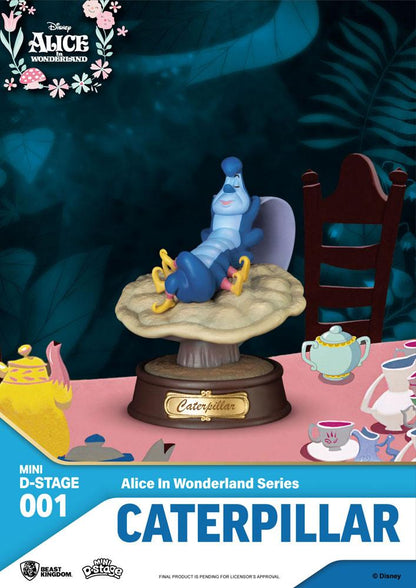 Alice in Wonderland Mini Diorama Stage Statues 6-pack - Beast Kingdom Toys Mini Figures