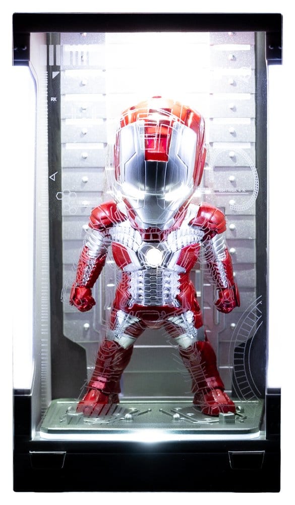 Marvel Mini Egg Mini Figures Iron Man Hall of Armor Blind Box Assortment Box Qty 6 8 cm - Beast Kingdom Toys Mini Figures, Blind Boxes