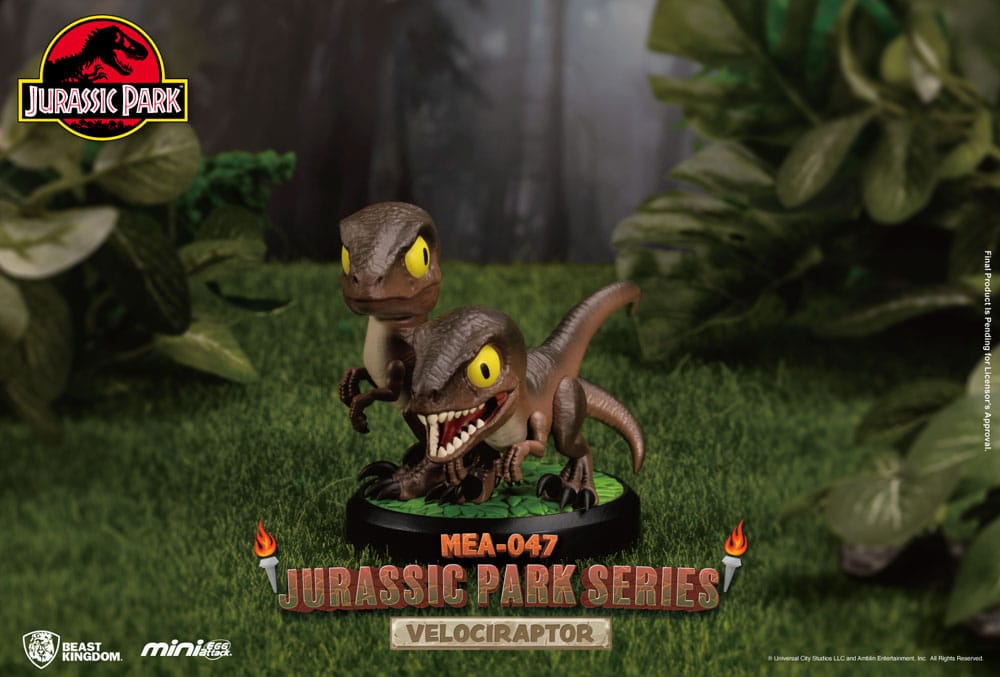 Jurassic Park Mini Egg Attack Figures Jurassic Park Series Set - Beast Kingdom Toys Mini Figures