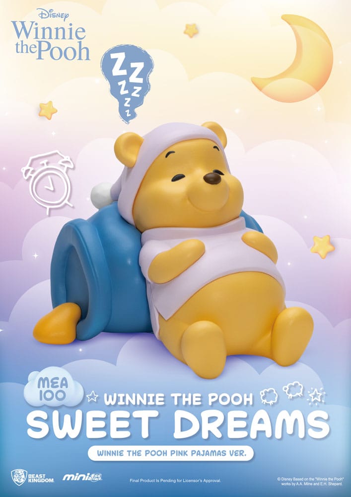 Winnie the Pooh Mini Egg Attack Blind Box Figures sweet dreams 6 cm Assortment Box Qty 6 - Beast Kingdom Toys Blind Boxes