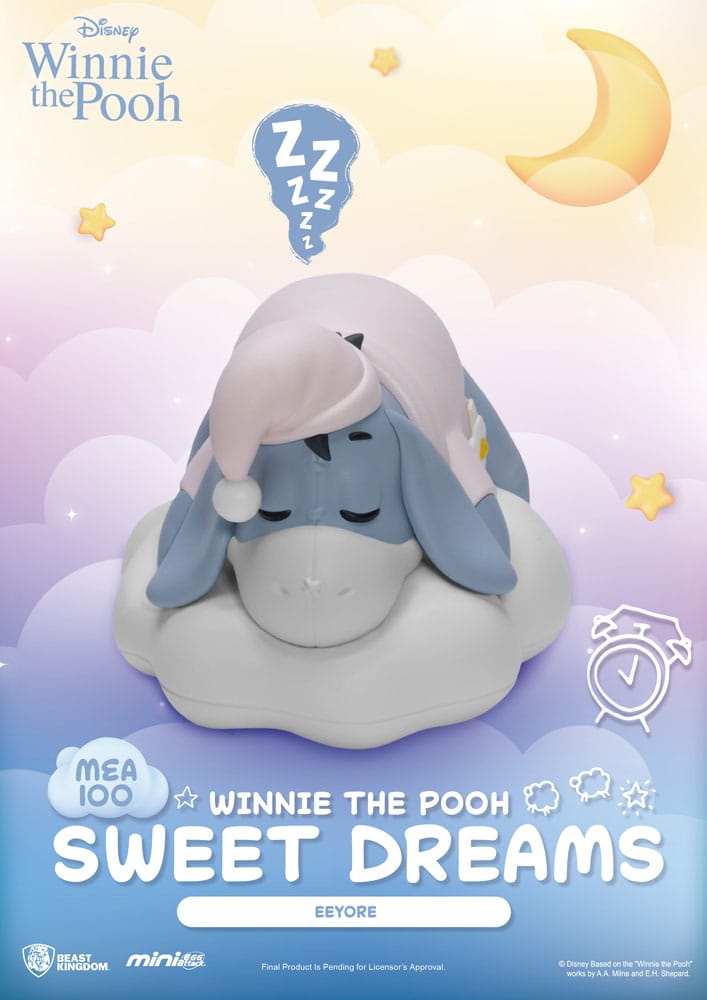 Winnie the Pooh Mini Egg Attack Blind Box Figures sweet dreams 6 cm Assortment Box Qty 6 - Beast Kingdom Toys Blind Boxes