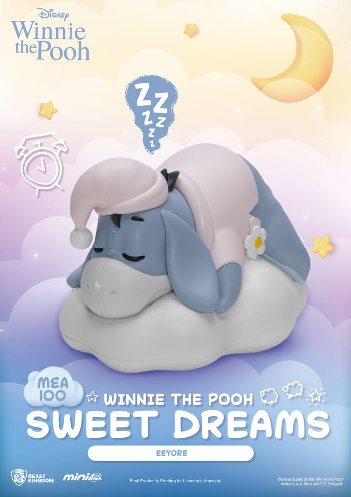 Winnie the Pooh Mini Egg Attack Blind Box Figures sweet dreams 6 cm Assortment Box Qty 6 - Beast Kingdom Toys Blind Boxes