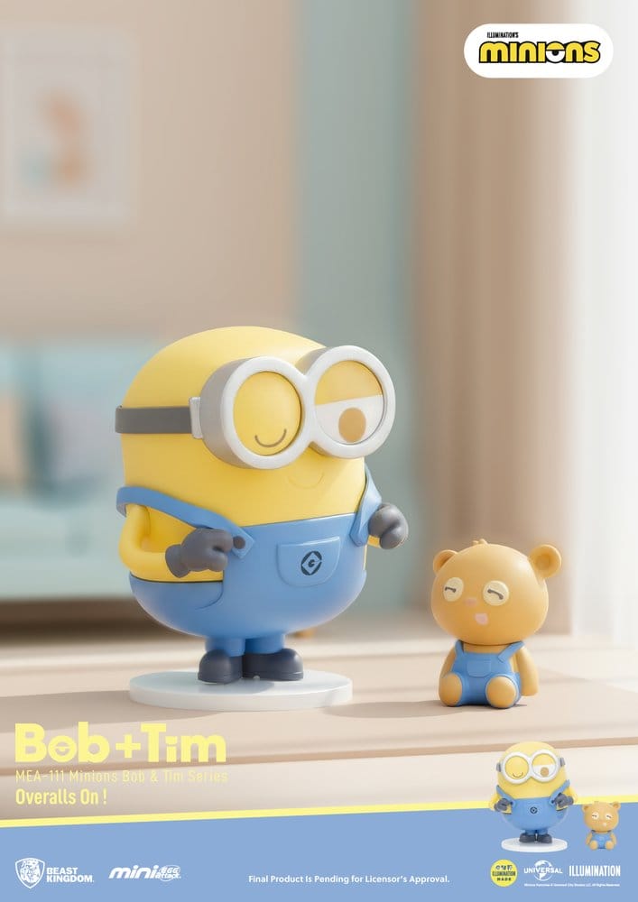 Minions Mini Egg Attack Blind Box Figures Minions bob & tim series Assortment Box Qty 6 - Beast Kingdom Toys Blind Boxes, Mini Figures & Capsule Toys