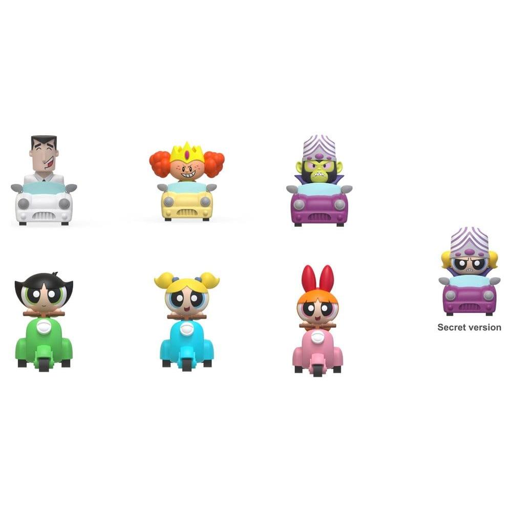 The Powerpuff Girls Pull Back Car Blind Box 5 cm Sortiment Box Qty 6 - Beast Kingdom Toys Action Toys, Blind Boxes