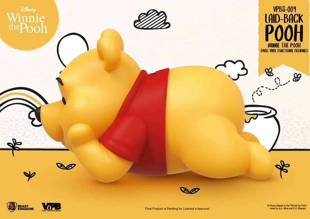 Winnie The Pooh Small Vinyl Bank laid-back Winnie 17 cm - Beast Kingdom Toys Banks
