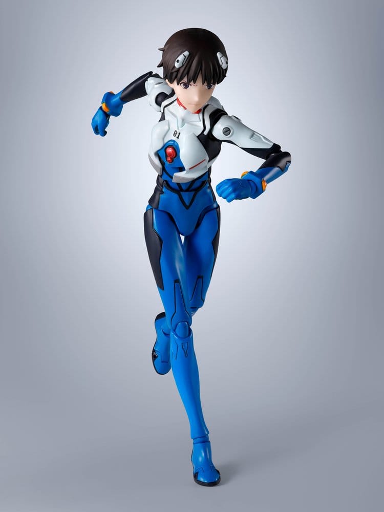 Evangelion S.H.Figuarts Action Figure Shinji Ikari 14 cm - Bandai Tamashii Nations Action Figures