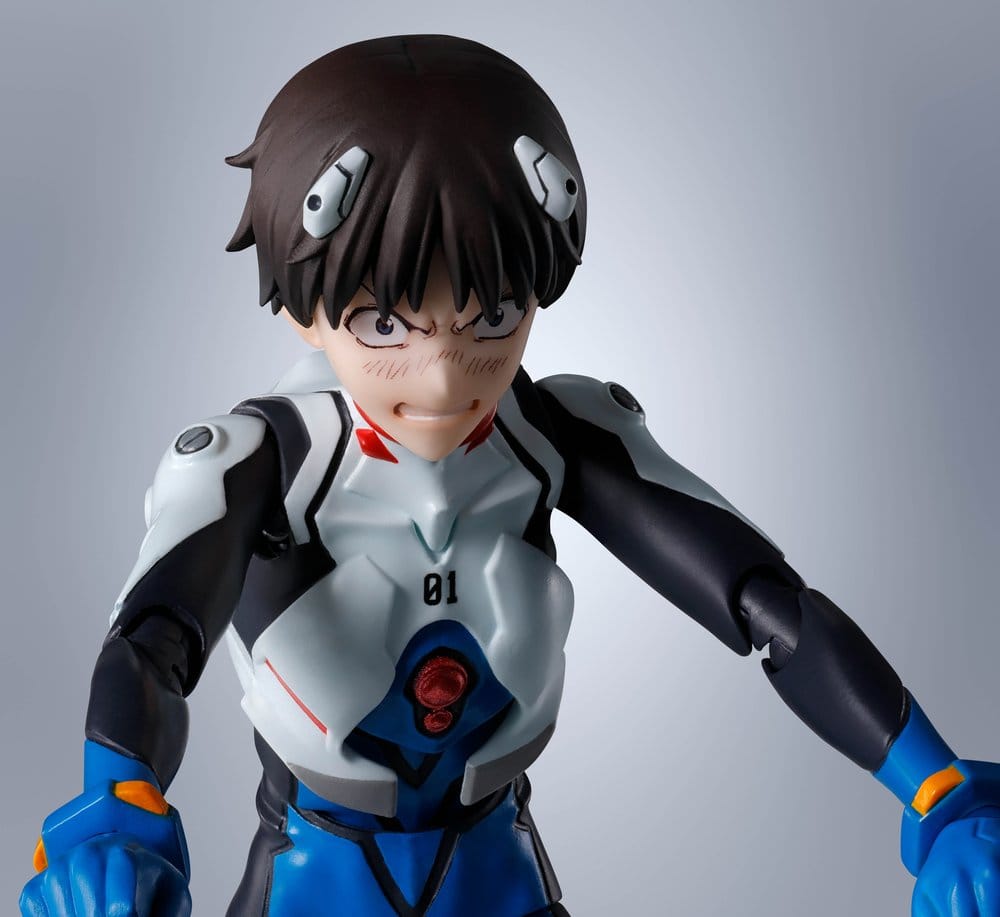 Evangelion S.H.Figuarts Action Figure Shinji Ikari 14 cm - Bandai Tamashii Nations Action Figures