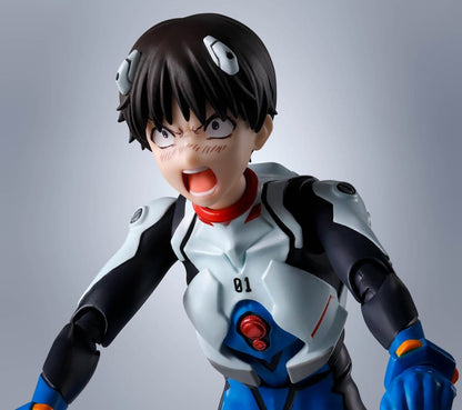 Evangelion S.H.Figuarts Action Figure Shinji Ikari 14 cm - Bandai Tamashii Nations Action Figures