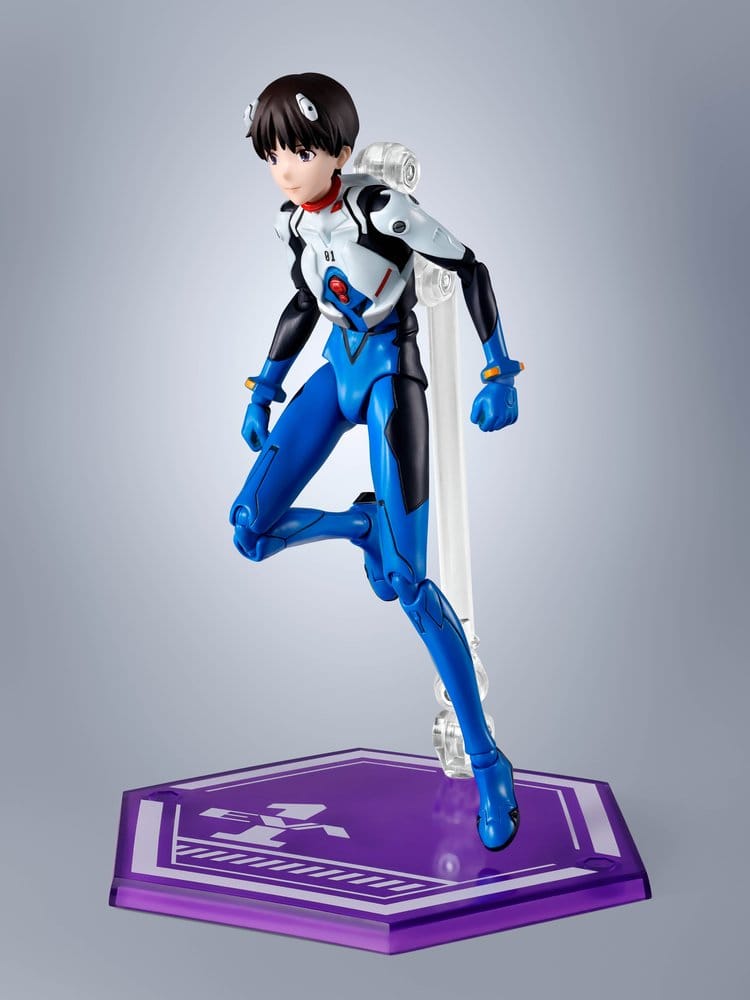 Evangelion S.H.Figuarts Action Figure Shinji Ikari 14 cm - Bandai Tamashii Nations Action Figures