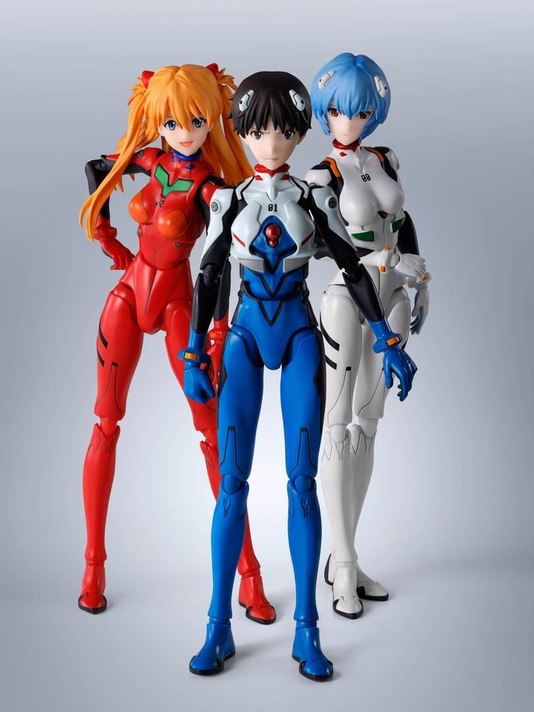 Evangelion S.H.Figuarts Action Figure Shinji Ikari 14 cm - Bandai Tamashii Nations Action Figures