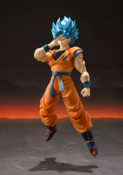 Dragon Ball Super Broly S.H. Figuarts Action Figure Super Saiyan God Super Saiyan Goku Super 14 cm - Bandai Tamashii Nations Action Figures