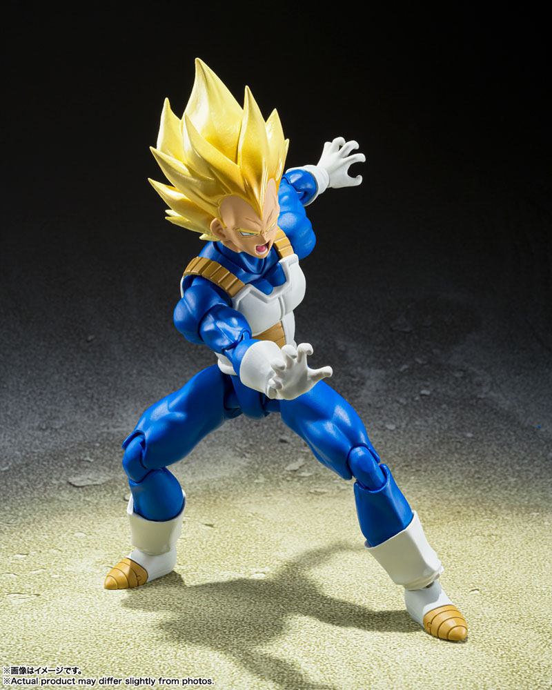 Dragon Ball Z S.H. Figuarts Action Figure Super Saiyan Vegeta (Awakened Super Saiyan Blood) 14 cm - Bandai Tamashii Nations Action figures