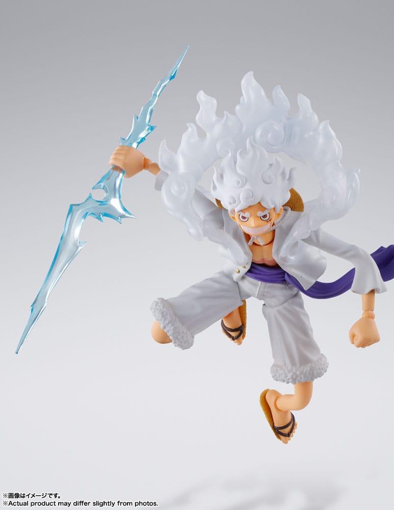 One Piece S.H. Figuarts Action Figure Monkey D. Luffy Gear 5 15 cm - Bandai Tamashii Nations Action Figures