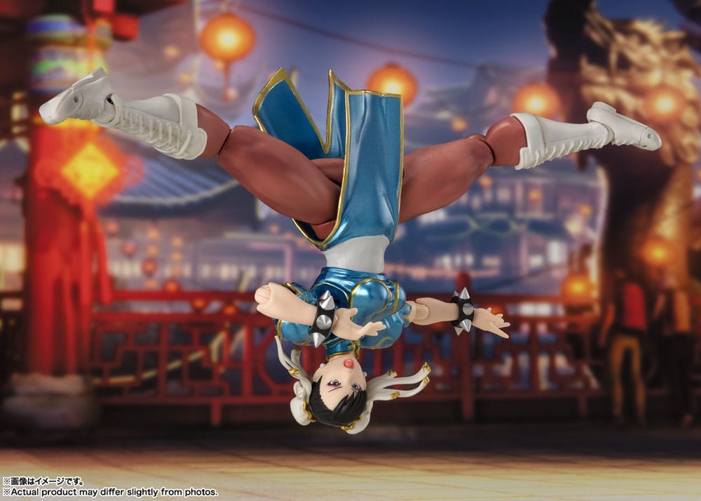 Street Fighter S.H. Figuarts Action Figure Chun-Li (Outfit 2) - Bandai Tamashii Nations Action Figures