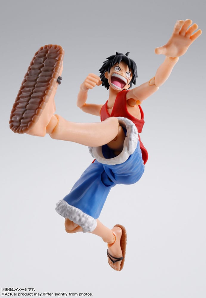 One Piece S.H. Figuarts Action Figure Monkey D. Luffy Romance Dawn 15 cm - Bandai Tamashii Nations Action figures
