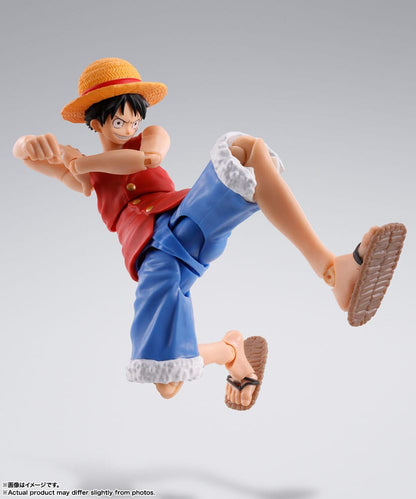 One Piece S.H. Figuarts Action Figure Monkey D. Luffy Romance Dawn 15 cm - Bandai Tamashii Nations Action figures