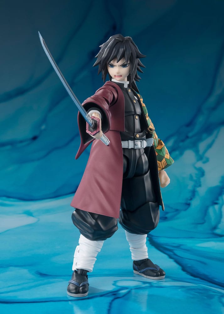 Demon Slayer: Kimetsu no Yaiba S.H. Figuarts Action Figure Giyu Tomioka 15 cm - Bandai Tamashii Nations Action Figures