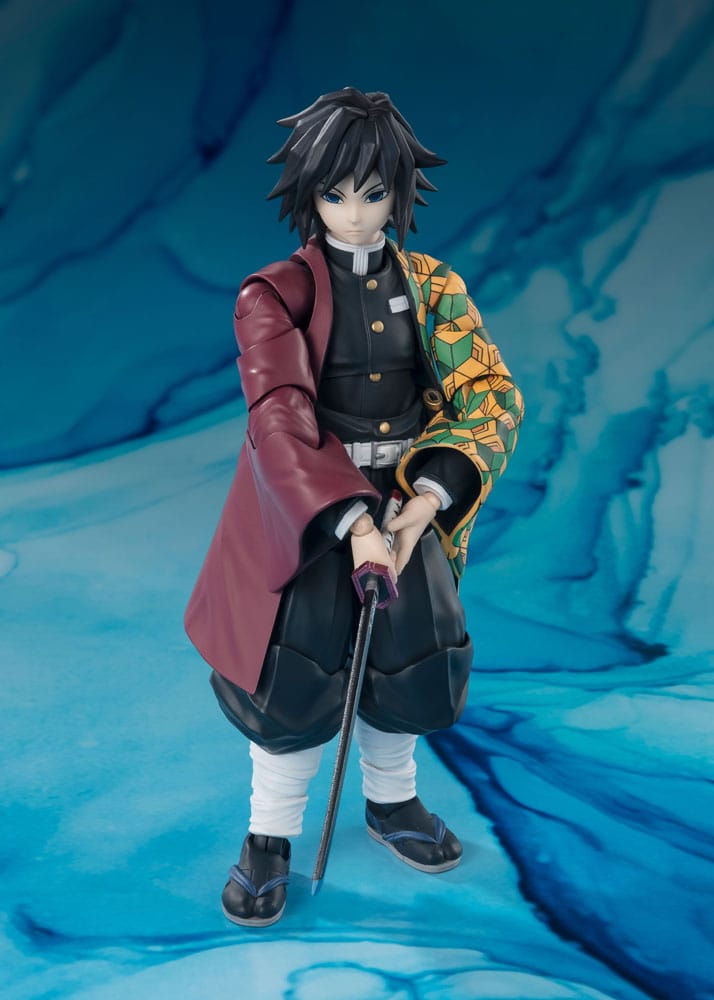Demon Slayer: Kimetsu no Yaiba S.H. Figuarts Action Figure Giyu Tomioka 15 cm - Bandai Tamashii Nations Action Figures