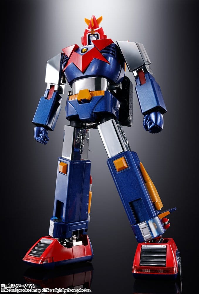 Super Electromagnetic Machine Voltes V Soul of Chogokin Diecast Action Figure GX-31SP Chodenji Machine Voltes V Chogokin 50th Ver. 25 cm - Bandai Tamashii Nations Action Figures