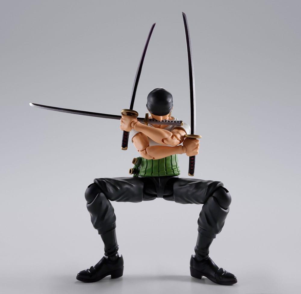 One Piece S.H.Figuarts Action Figure Roronoa Zoro Romance Dawn Ver. 15 cm - Bandai Tamashii Nations Action figures