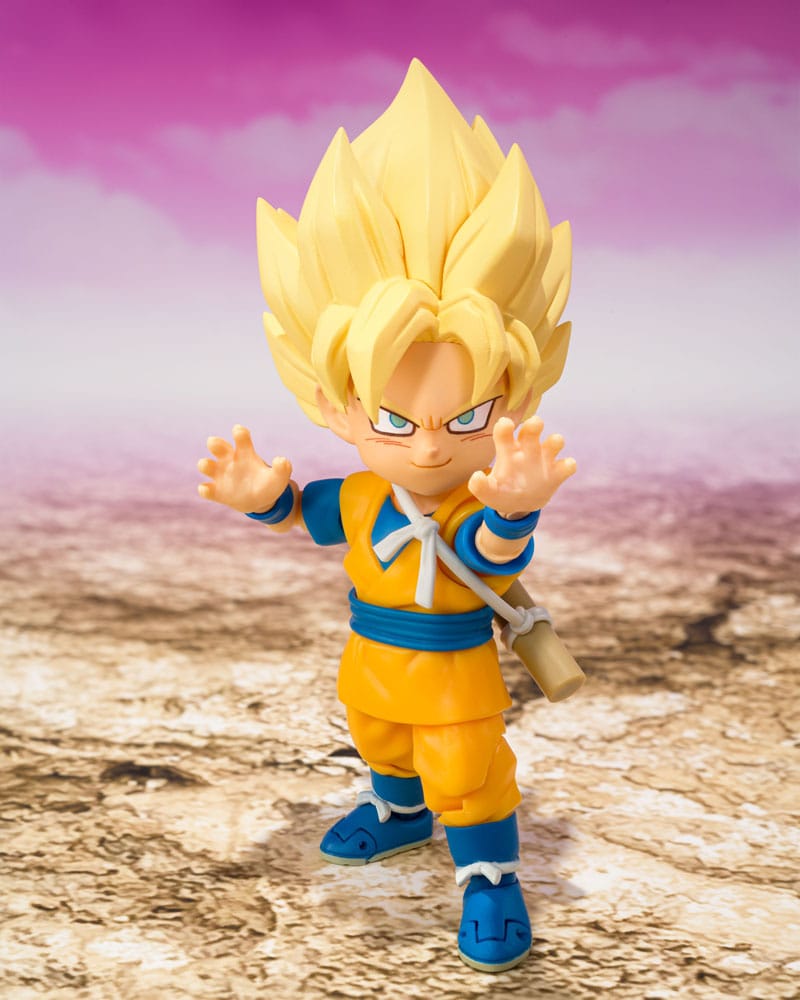 Dragon Ball S.H.Figuarts Action Figure Super Saiyan Son Goku (mini) Daima 8 cm - Bandai Tamashii Nations Action figures