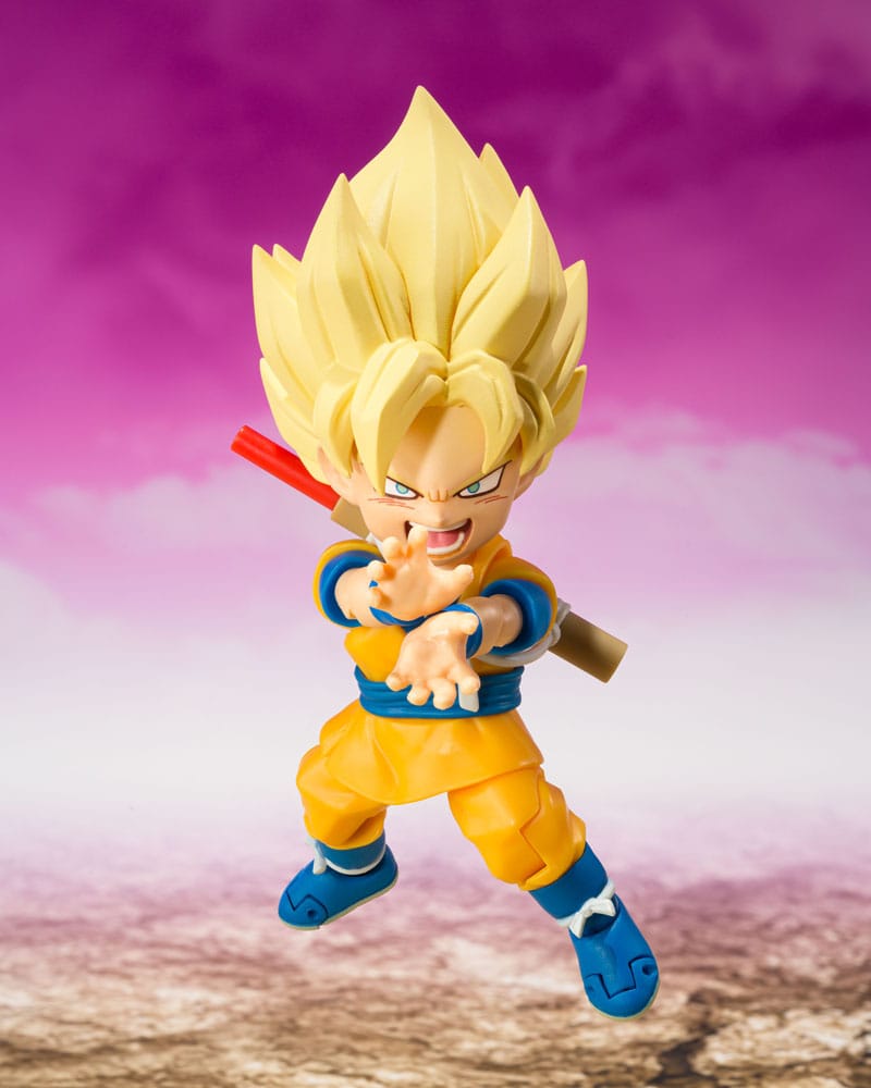 Dragon Ball S.H.Figuarts Action Figure Super Saiyan Son Goku (mini) Daima 8 cm - Bandai Tamashii Nations Action figures