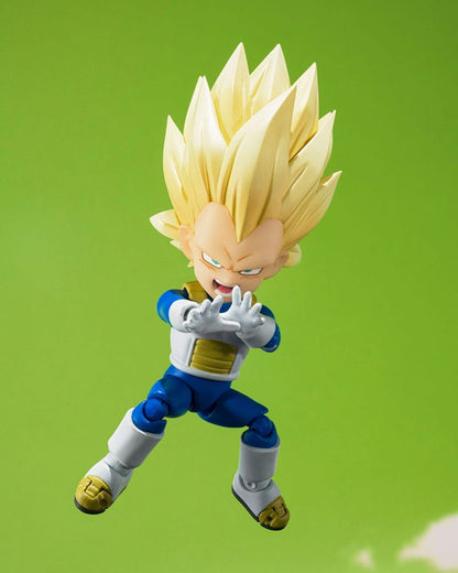 Dragon Ball S.H.Figuarts Action Figure Super Saiyan Level 3 Vegeta (mini) Daima 8 cm - Bandai Tamashii Nations Action Figures
