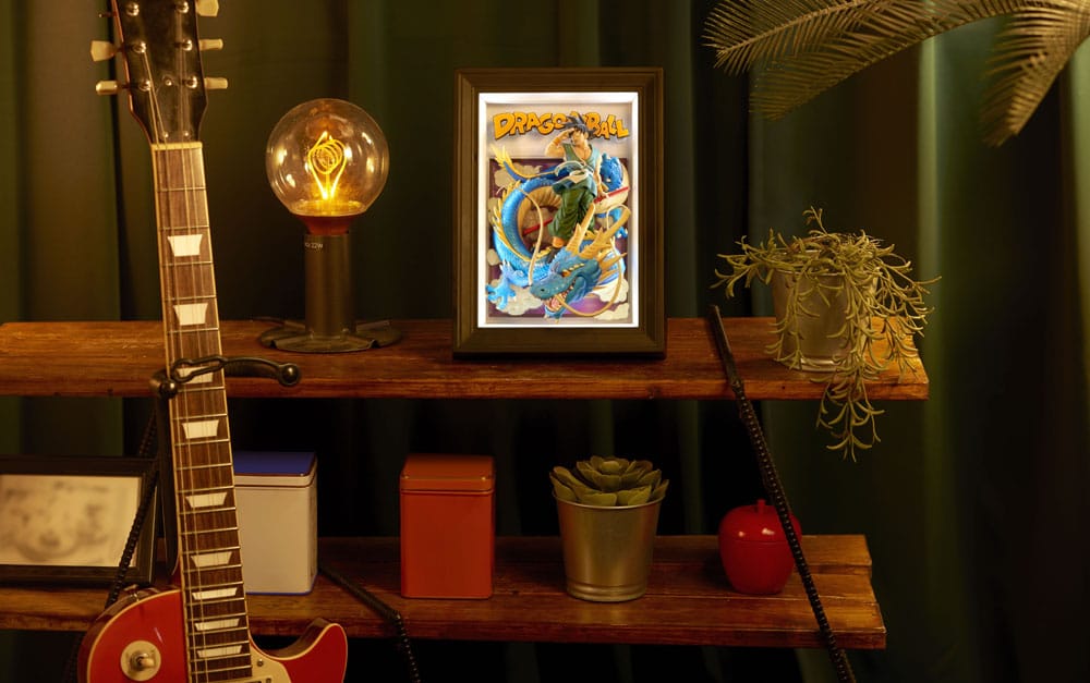 Dragon Ball Z Tamashii Art 3D Relief Picture Son Goku & Dragon 2 - Bandai Tamashii Nations Decoration