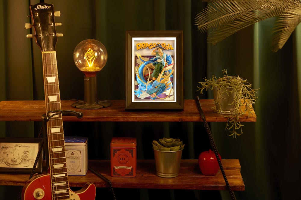 Dragon Ball Z Tamashii Art 3D Relief Picture Son Goku & Dragon 2 - Bandai Tamashii Nations Decoration