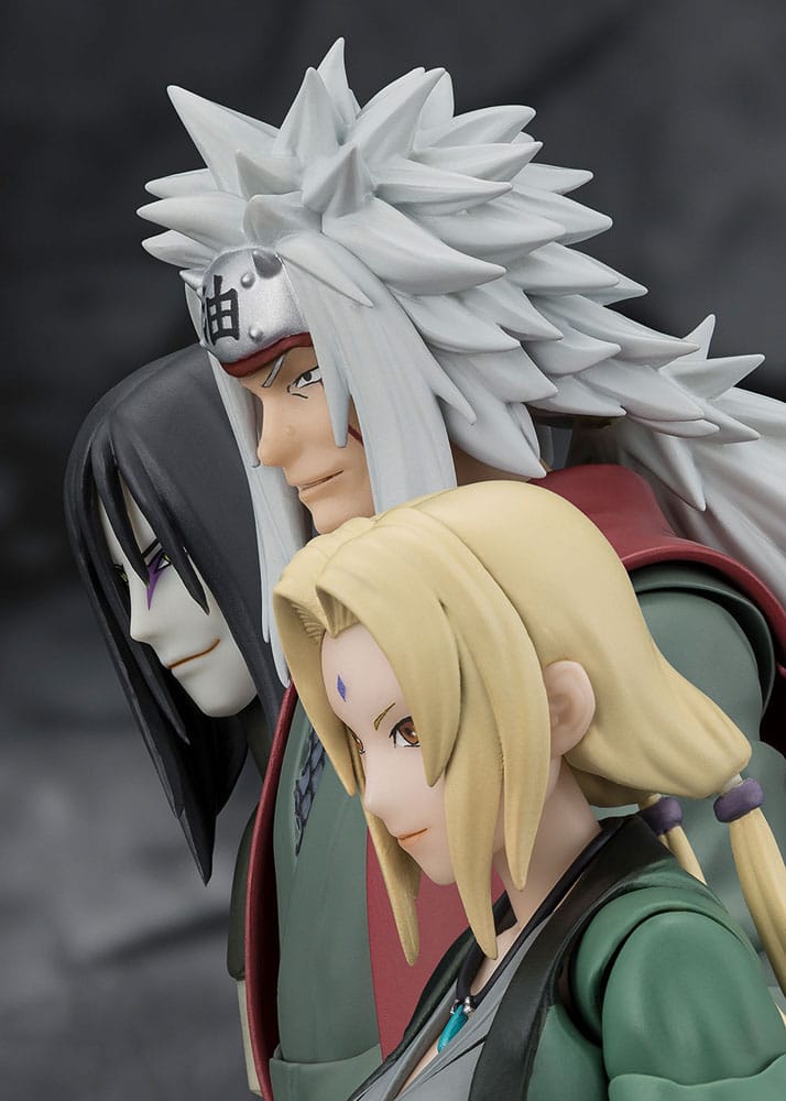 Naruto S.H.Figuarts Action Figure Jiraiya Hidden Leaf Heroic Master Sage (Sage Mode Set) 17 cm - Bandai Tamashii Nations Action figures