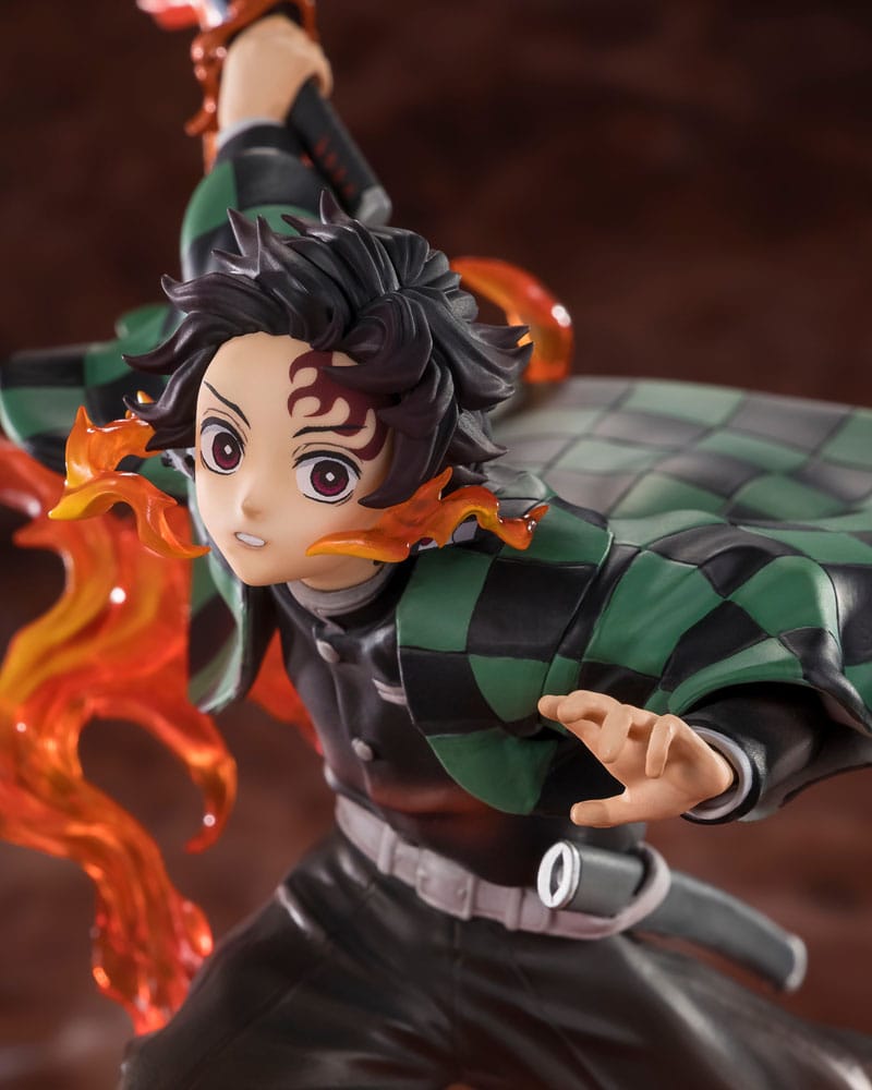 Demon Slayer: Kimetsu no Yaiba FiguartsZERO PVC Statue Kamado Tanjiro (Kyojuro Rengoku's Sword Guard Ver.) 19 cm - Bandai Tamashii Nations Action Figures