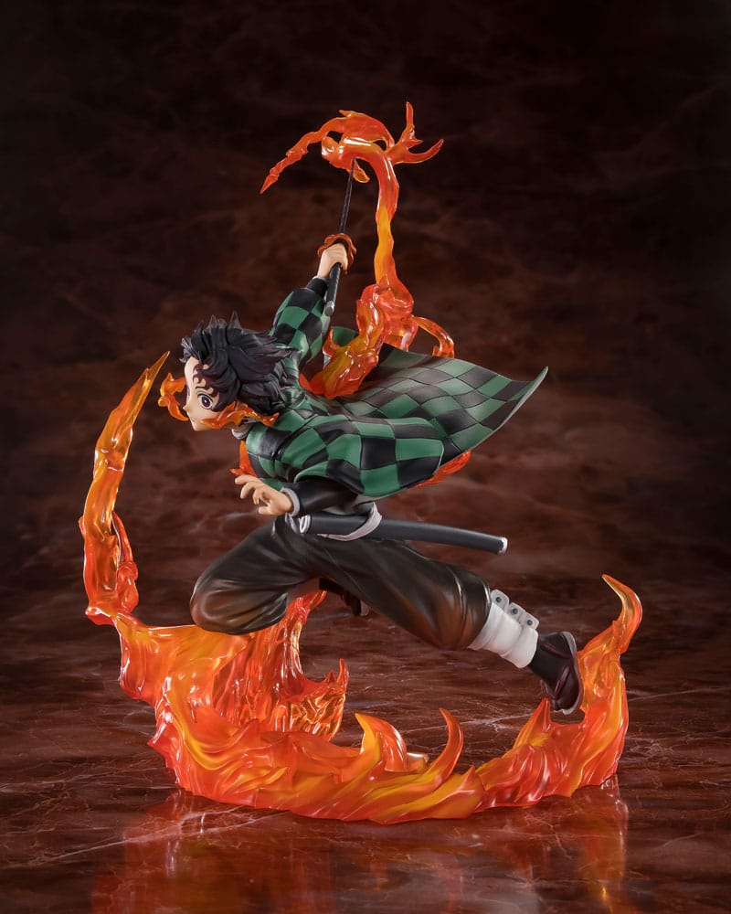 Demon Slayer: Kimetsu no Yaiba FiguartsZERO PVC Statue Kamado Tanjiro (Kyojuro Rengoku's Sword Guard Ver.) 19 cm - Bandai Tamashii Nations Action Figures