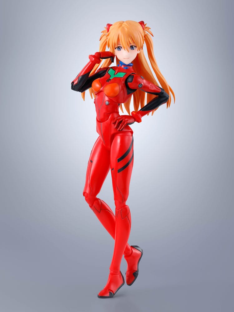 Neon Genesis Evangelion S.H.Figuarts Action Figure Asuka Shikigami Langley 14 cm - Bandai Tamashii Nations Action figures