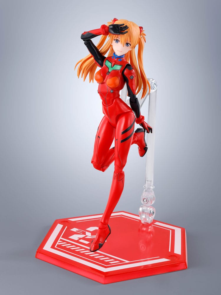 Neon Genesis Evangelion S.H.Figuarts Action Figure Asuka Shikigami Langley 14 cm - Bandai Tamashii Nations Action figures