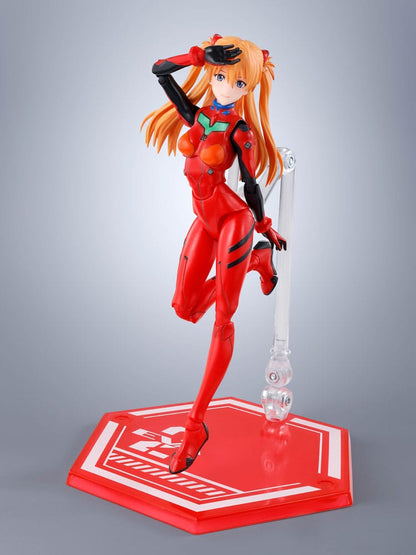 Neon Genesis Evangelion S.H.Figuarts Action Figure Asuka Shikigami Langley 14 cm - Bandai Tamashii Nations Action figures