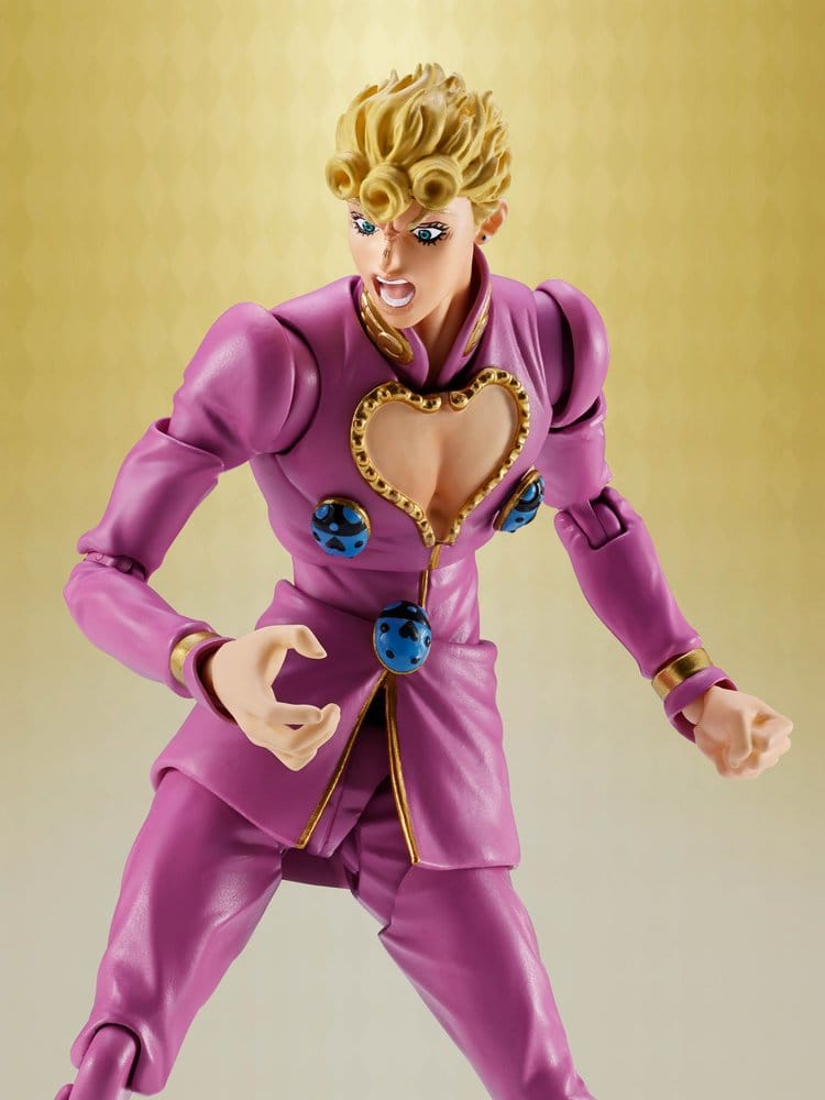 JoJo's Bizarre Adventure: Golden Wind S.H.Figuarts Action Figure Giorno Giovanna 16 cm - Bandai Tamashii Nations Action Figures