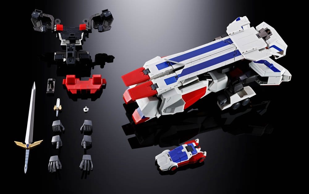 The Brave Fighter Exkizer Soul of Chogokin Action Figure GX-120 Kingexkizer 28 cm - Bandai Tamashii Nations Action Figures