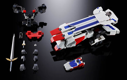 The Brave Fighter Exkizer Soul of Chogokin Action Figure GX-120 Kingexkizer 28 cm - Bandai Tamashii Nations Action Figures