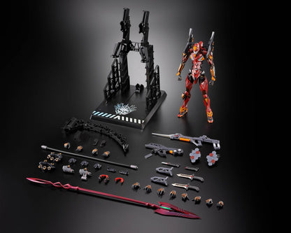 Neon Genesis Evangelion Metal Build Action Figure Eva Production Model-02 30th with the Spear of Cassius 22 cm - Bandai Tamashii Nations Action figures