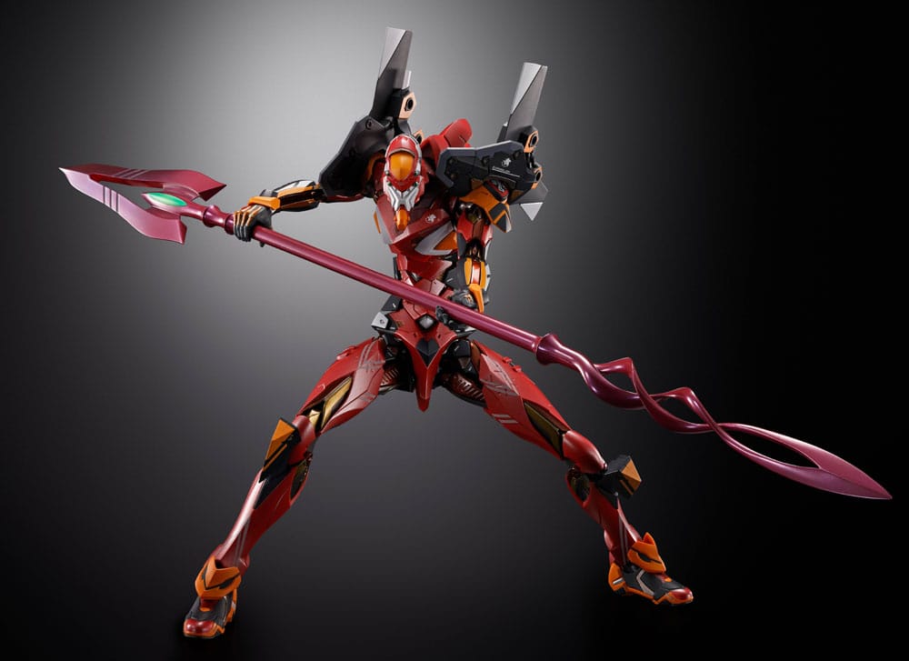 Neon Genesis Evangelion Metal Build Action Figure Eva Production Model-02 30th with the Spear of Cassius 22 cm - Bandai Tamashii Nations Action figures
