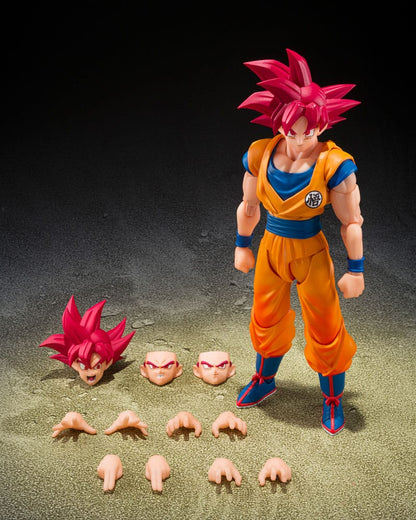 Dragon Ball Super S.H.Figuarts Action Figure Super Saiyan God Son Guko (God Aura) 15 cm
