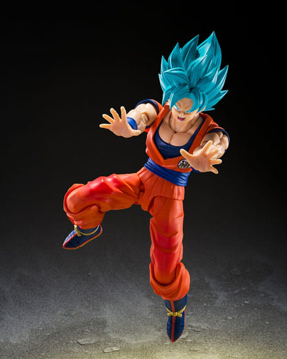 Dragon Ball Super S.H.Figuarts Action Figure Super Saiyan God Super Son Guko (Blue power transcending Limits) 15 cm
